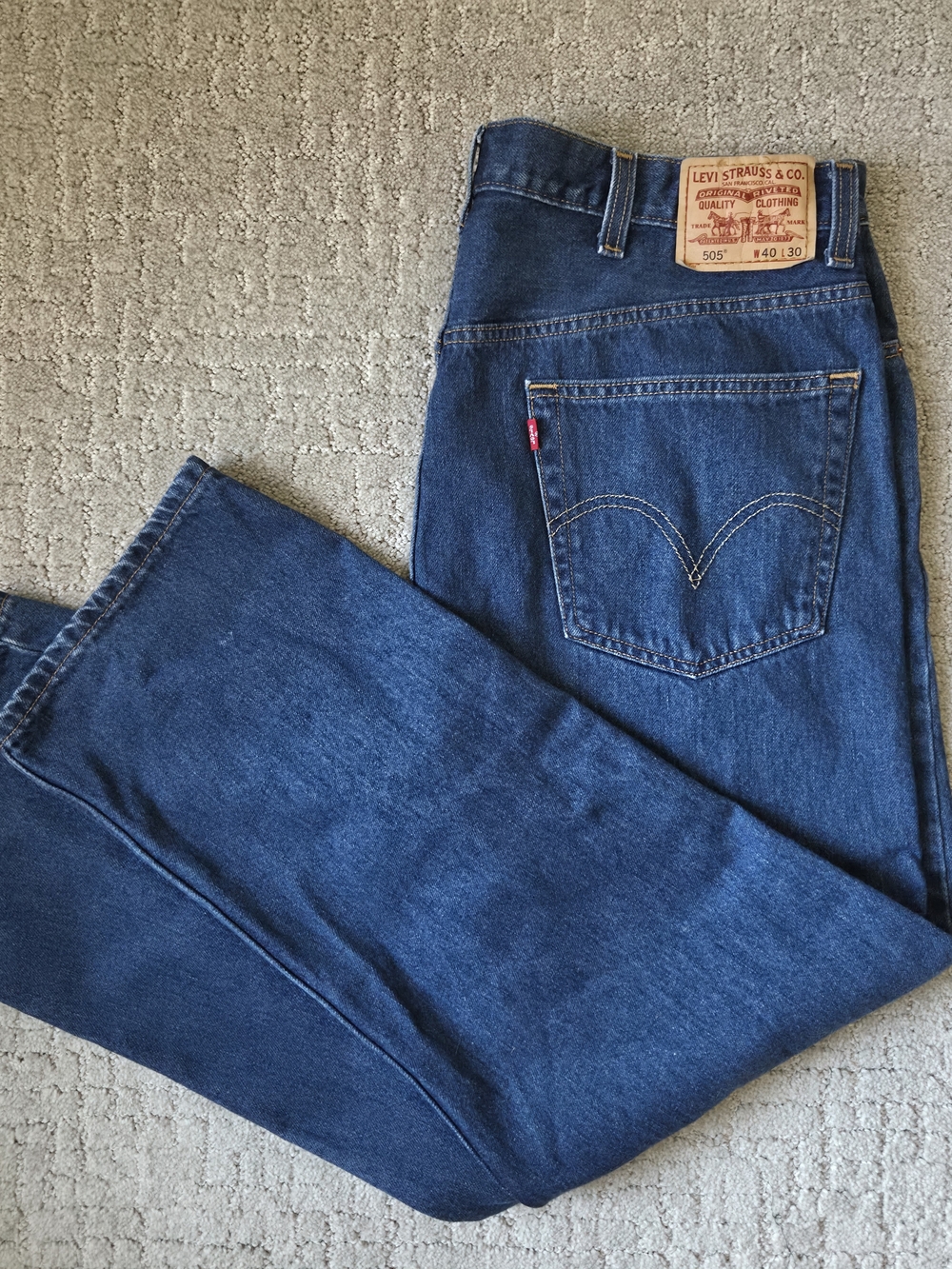 Vintage Levis 505 Regular Fit 100% Cotton Jeans  Denim Mens W40 L30